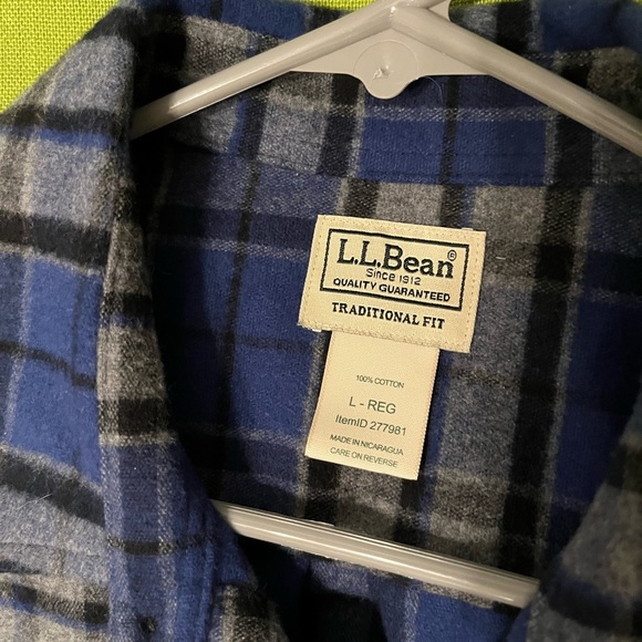 Vintage L.L. Bean flannel shirt jacket - Picture 4 of 4